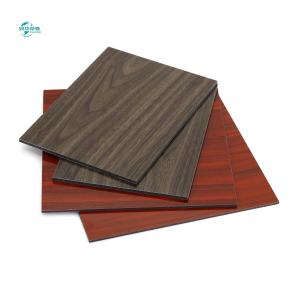 Buy cheap Fire Resistance Class B1 Or Higher Wood Grain ACP Various Wood Grain Patterns Weight Range 3.5 To 5.5 Kg per Square Meter from wholesalers