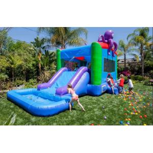 Buy cheap Toddler Inflatable Pvc Water Slide With Octopus Bounce House from wholesalers