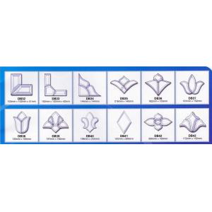 Buy cheap 0.5cm Stained Beveled Glass Clusters Bevel Sets Transparent Upscale product