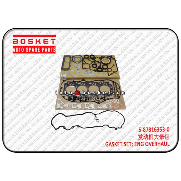 Quality Isuzu 4JJ1T  Engine Overhaul Gasket Set 5878163530 5-87816353-0 for sale