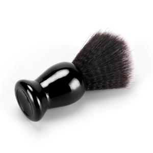 A Classic Black Customized Color Brush for Men Abeis Designer Travel Shaving