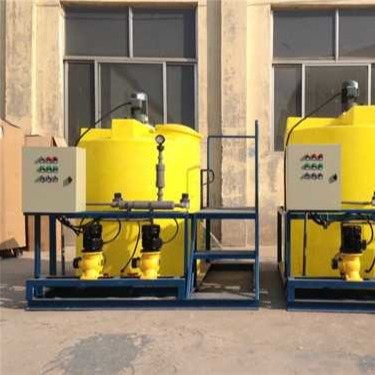 Buy cheap Yellow Automatic Dosing Machine , 1000L/h Chemical Dosing Unit from wholesalers