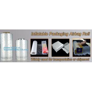 Inflatable packaging airbag roll, transportation packs, shipment packs, carton
