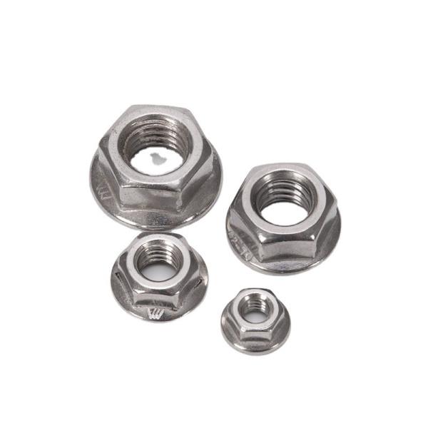 Buy cheap ZINC PLATED 304 Stainless Steel Hexagon Flange Nut M3 M4 M5 M6 M8 M10 M12 M16 M20 Pinking Slip Locking Lock Nuts in and DIN Standard from wholesalers