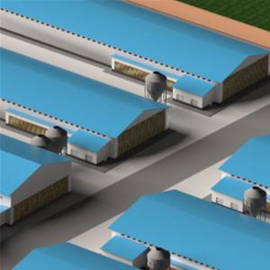 OEM / ODM Steel Structure Farm Poultry Layer Prefabricated Chicken House