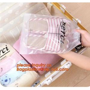 Biodegradable Customized Logo Printed Poly Drawstring Hotel/Travel Laundry