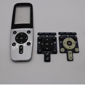 Buy cheap Custom Silicone Rubber Keypad with PC Keycaps and Laser Backlight product