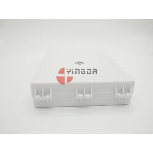 Buy cheap Optical Terminal Box OTB White ABS Plastic Indoor Wall Mount 24 Fibers Distribution Splice Box from wholesalers