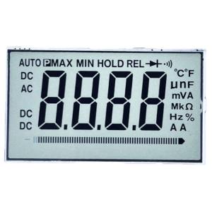 VDD 3V Customized TN LCD Display Positive Transflective LCD Screen