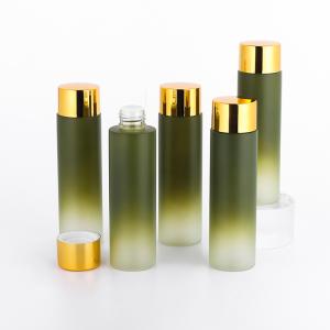 150ml Small Gradient Green Plastic Spray Bottle With Screw Cap