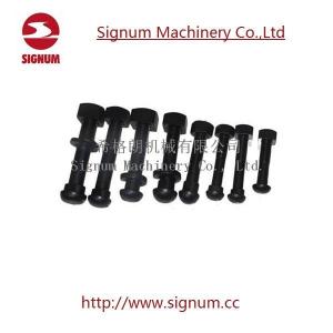Clip Bolt for Rail Fishplate, High Quality Curve Spear Tunnel Bolt for Concrete
