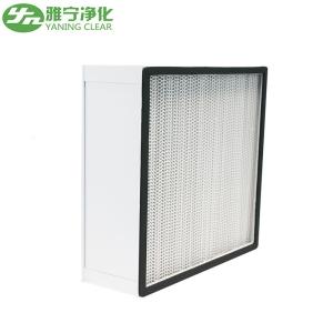 Buy cheap Portable 0.3 Micron H13 14 HEPA Air Filter With 99.99% Efficiency Aluminum Or Galvanized Frame For FFU from wholesalers