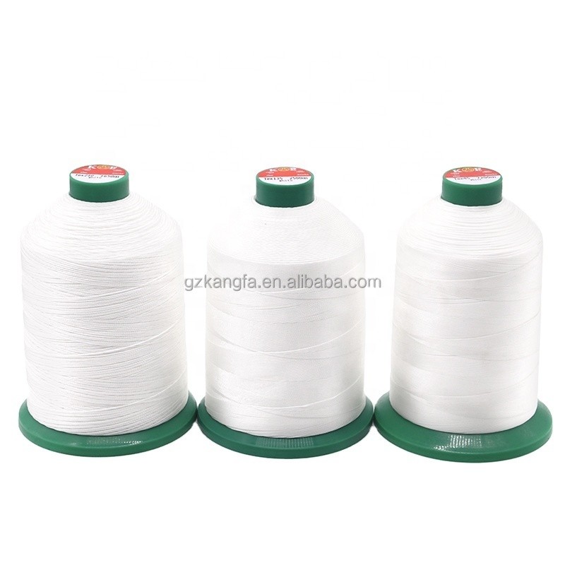 Buy cheap Raw Pattern 210d/3 White Leather Sewing Thread in 240 Colors for Bag Sewing Machine from wholesalers