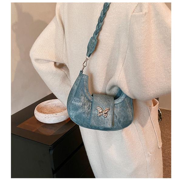 Quality POPULAR NEW NICHE DESIGN BAG FEMALE TREND FOREIGN STYLE BUTTERFLY BAG ADVANCED SENSE OF ALL SHOULDER UNDERARM BAG for sale