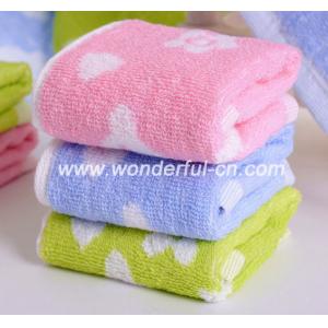 Buy cheap Hot selling 25x25cm cheap cotton guest green hand towels product