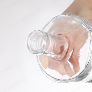 Buy cheap Glass Brandy Gin Rum Tequila Vodka Spirits Bottle With Lid 750ml Body Material Glass from wholesalers