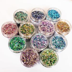 Buy cheap Diamonds Chameleon Glitter Flakes Mixed Photorefractive Chunky Paillette from wholesalers