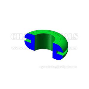Buy cheap Green Silicone Rubber Grommet Seal Propanol Ethyl Carbinol Nitrobenzene Resistance from wholesalers