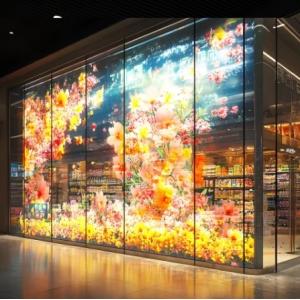 P4 High Transparency LED Transparent Display Lightweight and Easy Installation