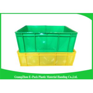 Buy cheap Durable Stackable Plastic Bins Space Saving , Reusable Black Storage Boxes from wholesalers
