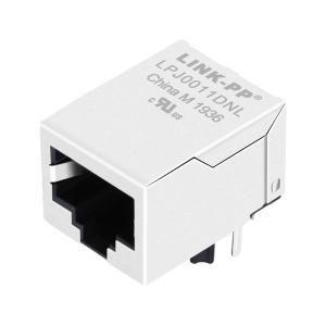 Buy cheap Belfuse SI-60160-F RJ45 Single Port Right angle Ethernet Connectors With Magnet from wholesalers