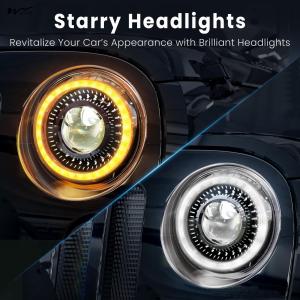 Buy cheap Experience the Latest Technology 7 Inch LED Headlights with Starry DRL and Turn Signal from wholesalers