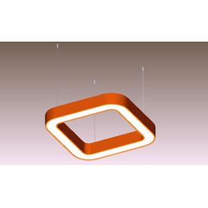 Industrial Rectangle Linear Light Aluminum LED Linear Pendant Light