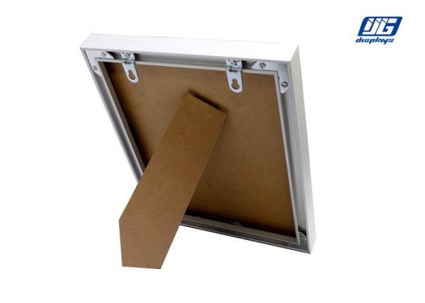 Buy cheap Wiredrawing Aluminum Thin Graphic Holder Adjuxtable Angle Square Corner Indoor from wholesalers