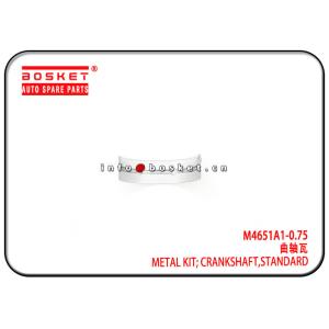 Buy cheap 4JB1 M4651A1-0.75 M4651A10.75 Isuzu Truck Parts Standard Crankshaft Metal Kit from wholesalers