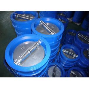 8 Inch Wafer Style Butterfly Valve Horizontal Spring Loaded Check Valve