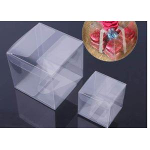 Buy cheap Foldable CMYK Small Transparent Plastic Boxes Clear Candy Packaging from wholesalers