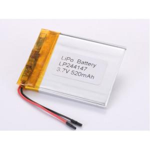 China Other Anode Material Polymer Li-ion Rechargeable Cell LP244147 3.7V 520MAH for Maximum Performance and ROHS Certification on sale