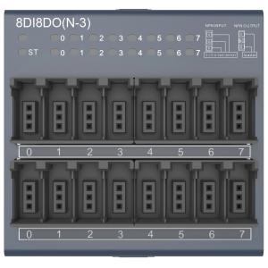 Buy cheap Integrated Remote I/O Modules 8DI8DO PLC Communication Module IP40 Protection from wholesalers