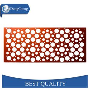 Buy cheap Flat Custom Aluminum Panels Round Hole Wall Cladding High Plasticity from wholesalers