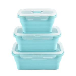 Buy cheap Eco Friendly Odorless Foldable Container Retractile Expandble Storage Food Packaging Bento Vacuum Seal Silicon Bowl from wholesalers