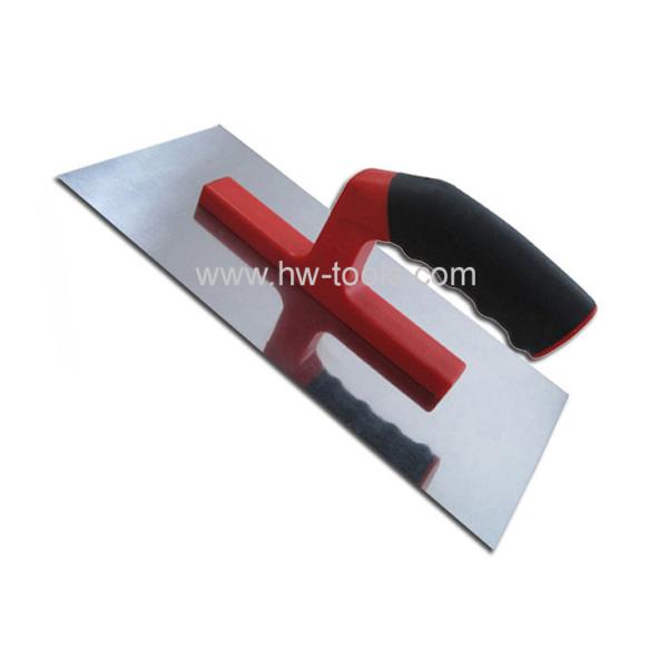 Quality plastering trowel with stainless steel blade palstic handle HW02242 for sale
