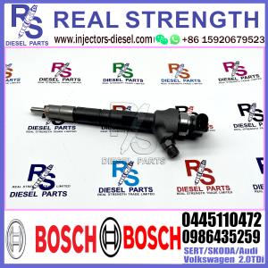 Buy cheap Common Rail Fuel Diesel Injector 0445110472 0986435259 for SERT/SKODA/Audi/Volkswagen 2.0TDI/1.6TDi Engine from wholesalers