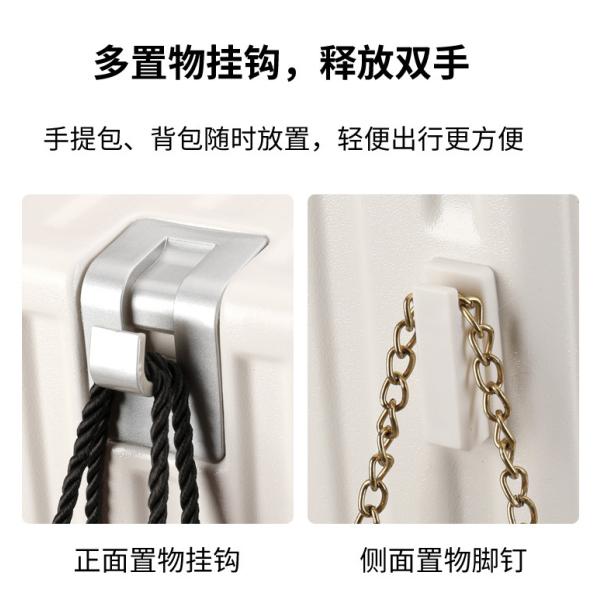 28" Rechargeable Aluminum Frame Spinner Suitcase