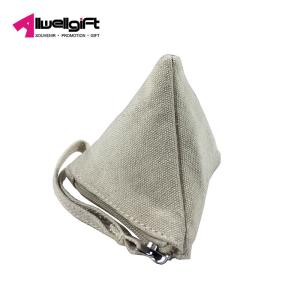 Buy cheap Canvas Personalised Womens Bags Triangle Coin Purse Pouch Wear Resistant from wholesalers