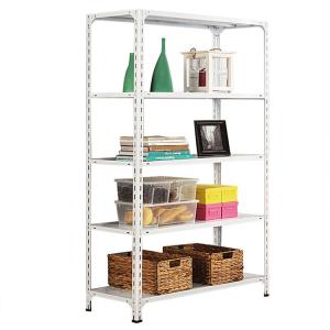 Buy cheap 5 Tiers Adjustable Metal Storage Shelving Boltless Rack Shelving Corrosion Protection from wholesalers