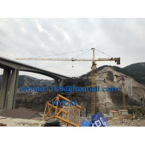 Buy cheap New TC6513 Hammer Head Tower Crane with Jib 65m Tipe Load 1.3t Max.load 8t from wholesalers