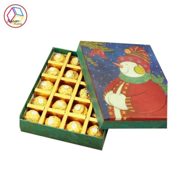 Buy cheap Fancy Chocolate Packaging Boxes Coated Paper Lovely Feature OEM Service from wholesalers