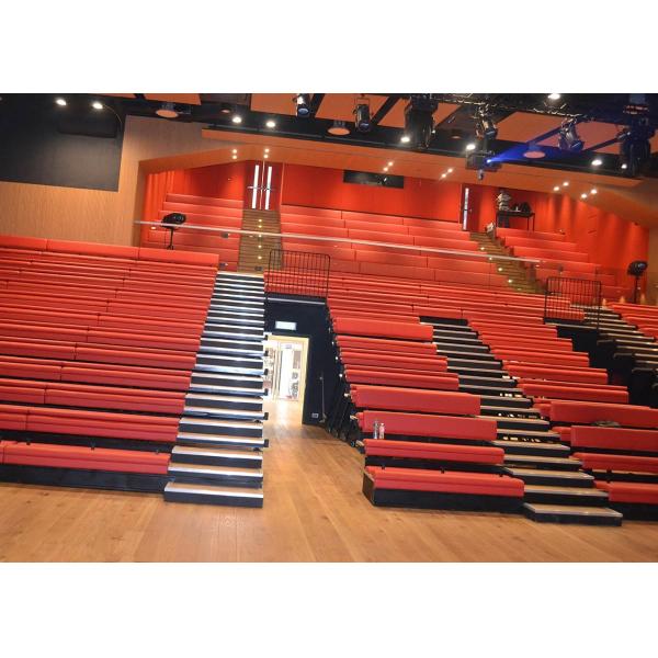 Buy cheap Customized Platform Retractable Grandstands Spectator Bench Leather / Fabric Upholstery from wholesalers