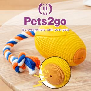 Vocalize Tellow Plastic 127X78mm Dog Chew Toys