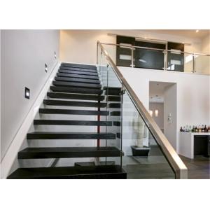 Buy cheap Metal Floating Stairs , Modern Floating Stairs Single Invisible Stringer Staircase from wholesalers