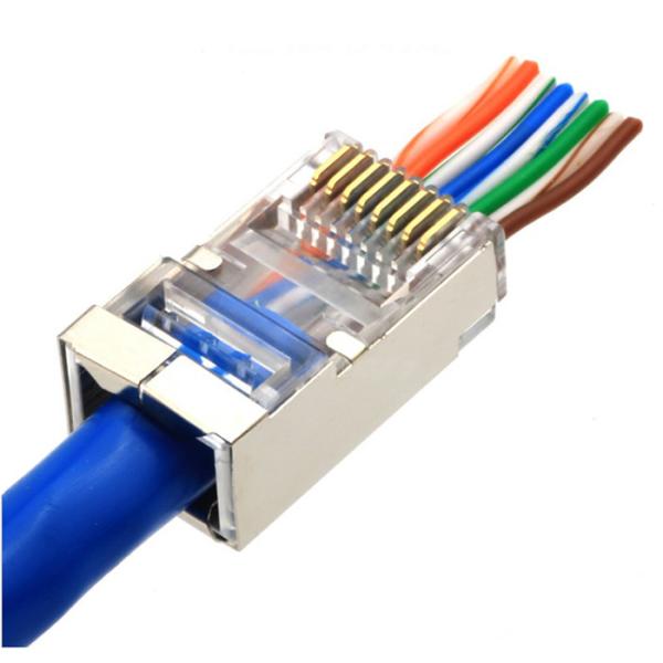 Buy cheap Cat6 Network Cable Assembly STP FTP Shielded Gold Plated Contact Ethernet RJ45 from wholesalers