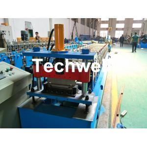 Buy cheap Aluminium , PPGI Standing Seam Cold Roll Forming Machine With Hydraulic Cutting Type from wholesalers