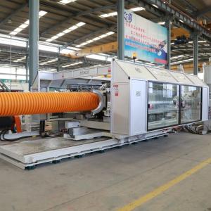 Buy cheap High productivity high efficiency 100-630mm Corrugated Pipe Extrusion Line product