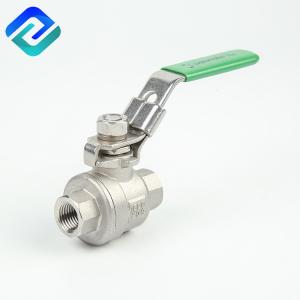 Buy cheap CF8M Casting Ball Valve Stainless Steel PN16 Sandblasting Thread Parallel from wholesalers