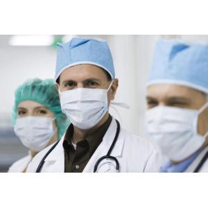 Buy cheap Free Sample Blue Procedural Face Masks With Earloops from wholesalers